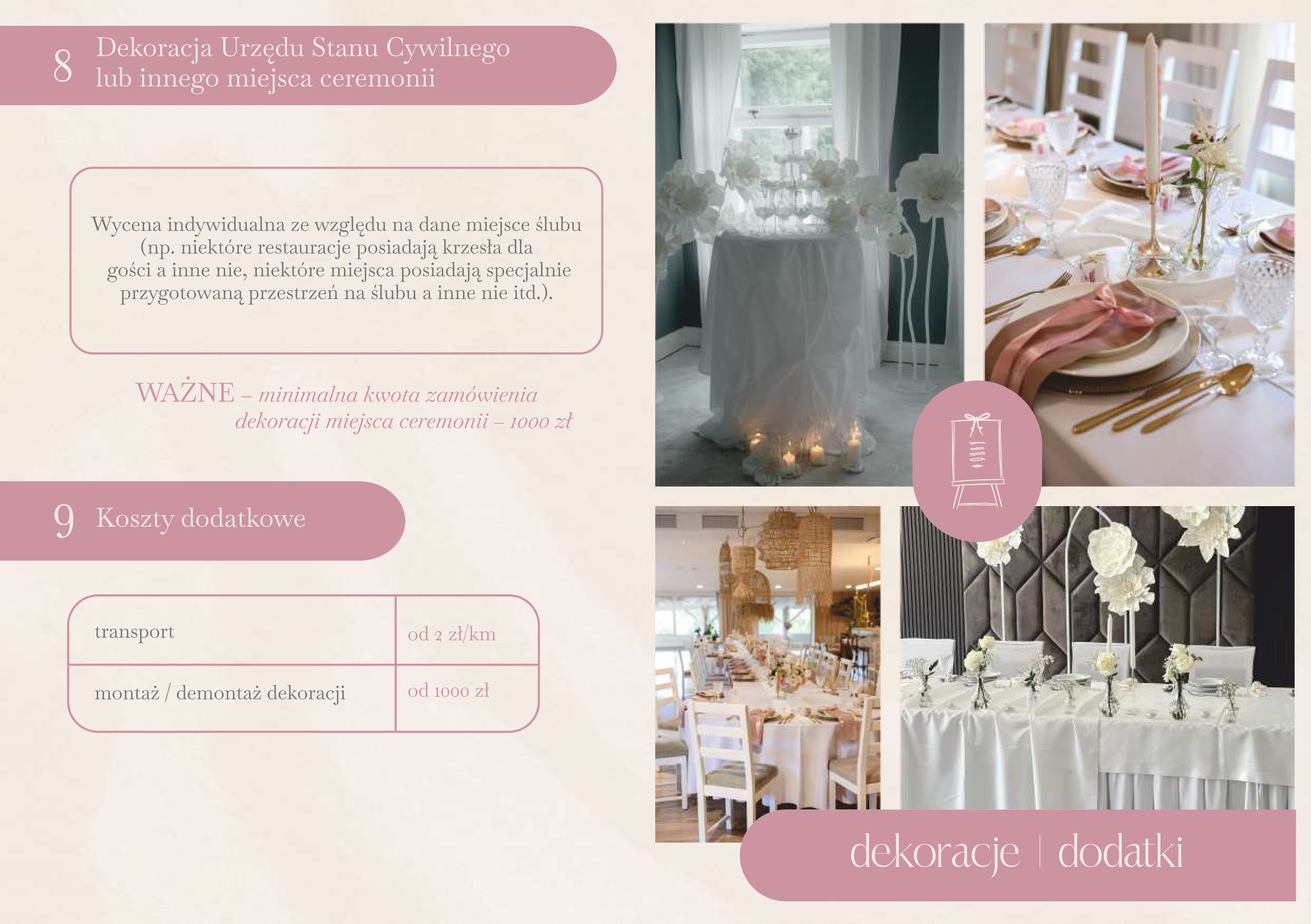 Piękne Chwile Dekoracje